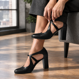 Messina Strappy Heels - Black