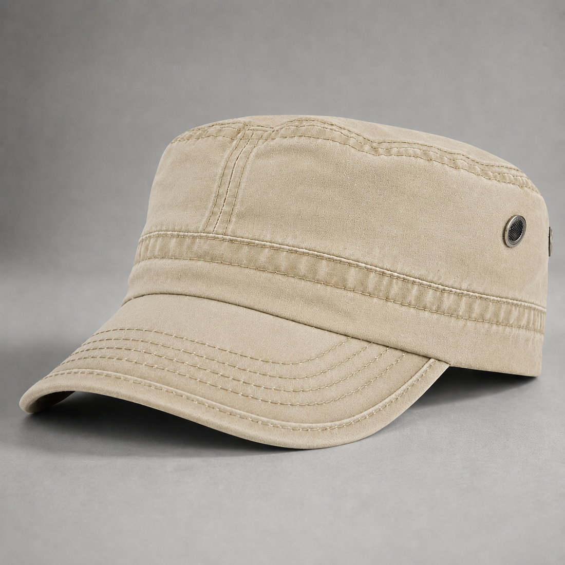 Thatcher Vintage Cadet Cap - Beige