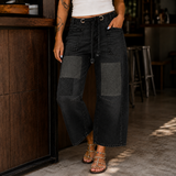 Anouk-Kate Patchwork Jeans - Black