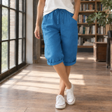 Olympia-Louise Relaxed Capri Pants - As Pictured