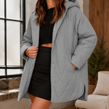 Emmeline-Skye Quilted Jacket - Gray