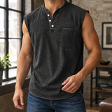 Romano Henley Shirt - Black