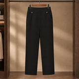 Esther-Hope Straight Leg Pants - Black