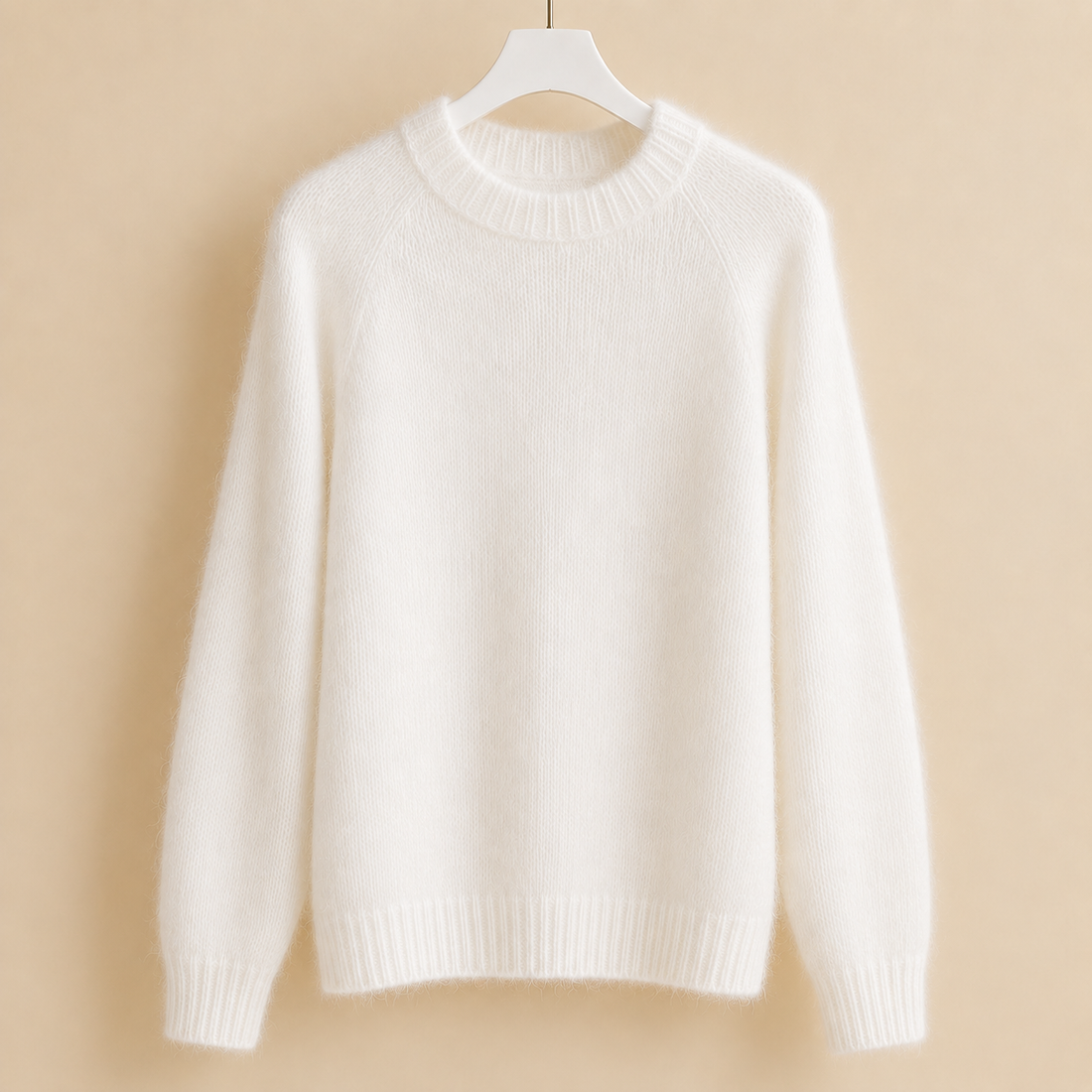 Tabitha-Jade Brushed Sweater - White