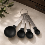 Yannick Stainless Measuring Spoons - Black