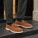 Bruni-Firenze Tassel Loafers - Reddish Brown