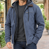 Carter Hooded Jacket - Navy Blue