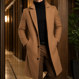 Blake Tailored Overcoat - Brown