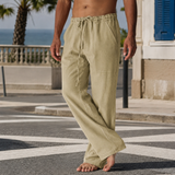 Wyatt Wide Leg Pants - Khaki