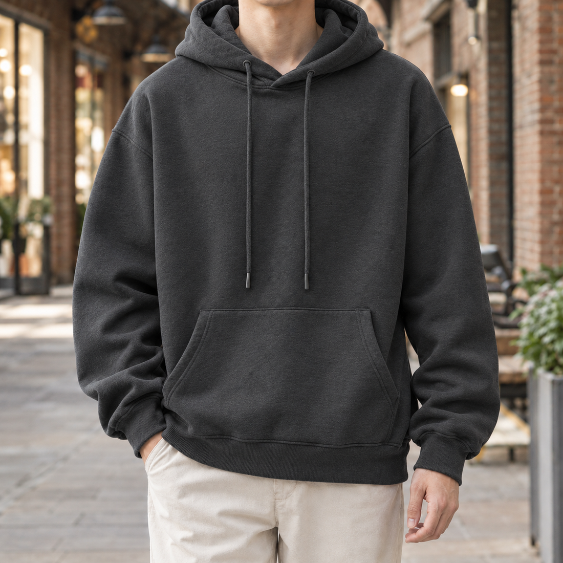 Caleb Pullover Hoodie - Dark Gray