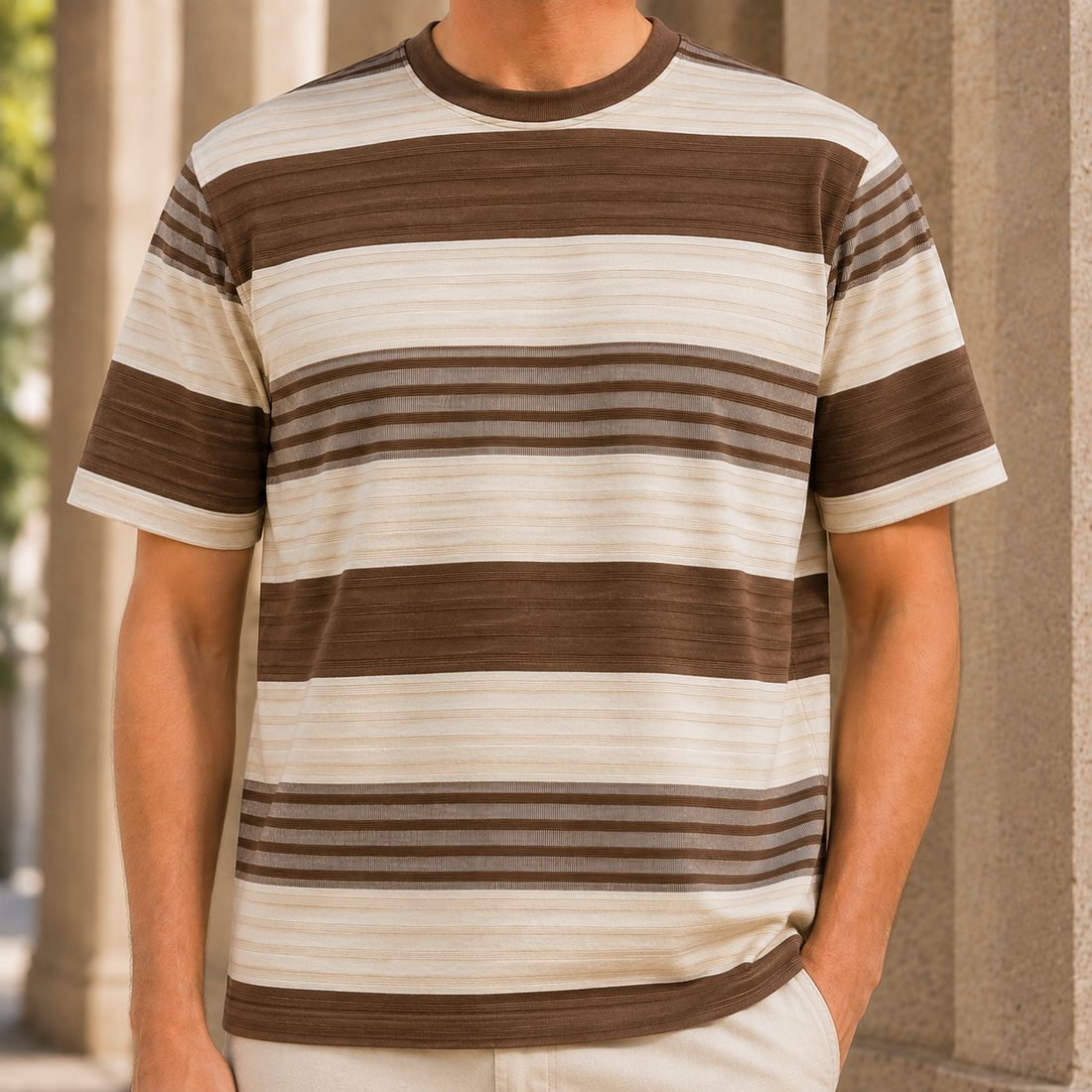 Knox Relaxed T-Shirt - Coffee Color