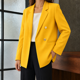 Quintina-Mae Tailored Blazer - Yellow