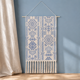 Florian Geometric Wall Hanging - Blue Geometric
