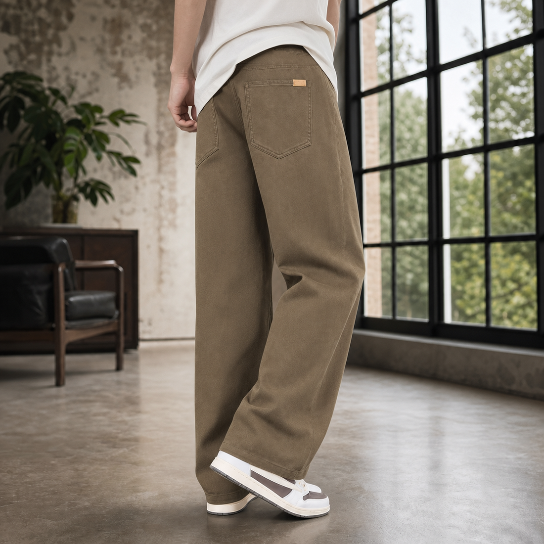 Blake Wide Leg Pants - Coffee