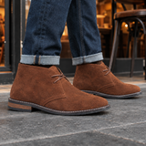 Loredan-Zara Desert Boots - Rust Brown