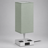Northmere Linen Lamp - Sage Green