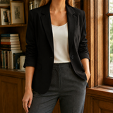 Natalia-Grace Tailored Blazer - Black