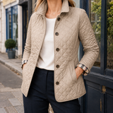 Matilda-Claire Quilted Jacket - Brown