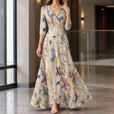 Tabitha-Pearl Elegant Dress - Champagne
