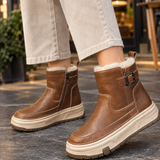 Imola-Milano Platform Boots - Brown
