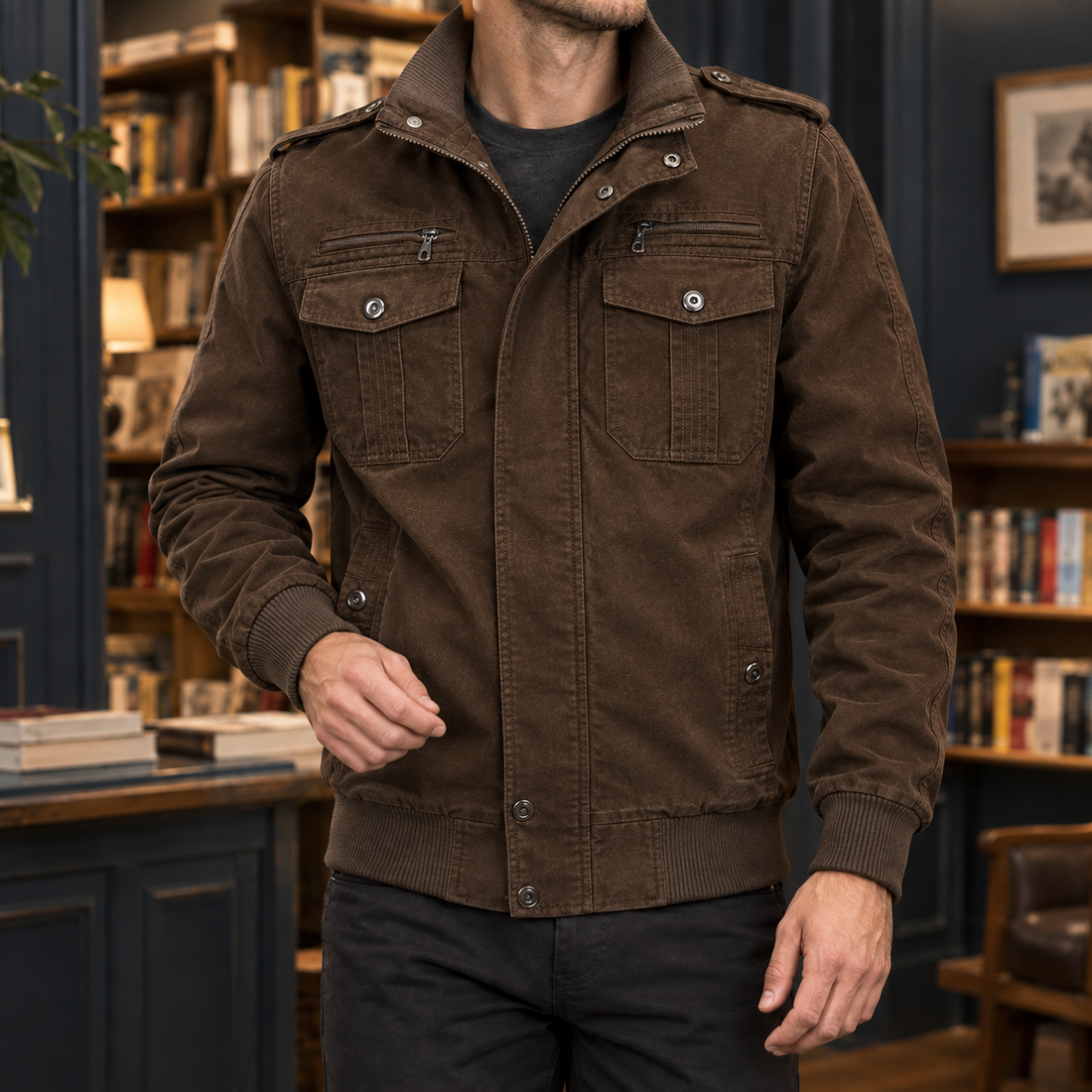Wilder Utility Jacket - Brown