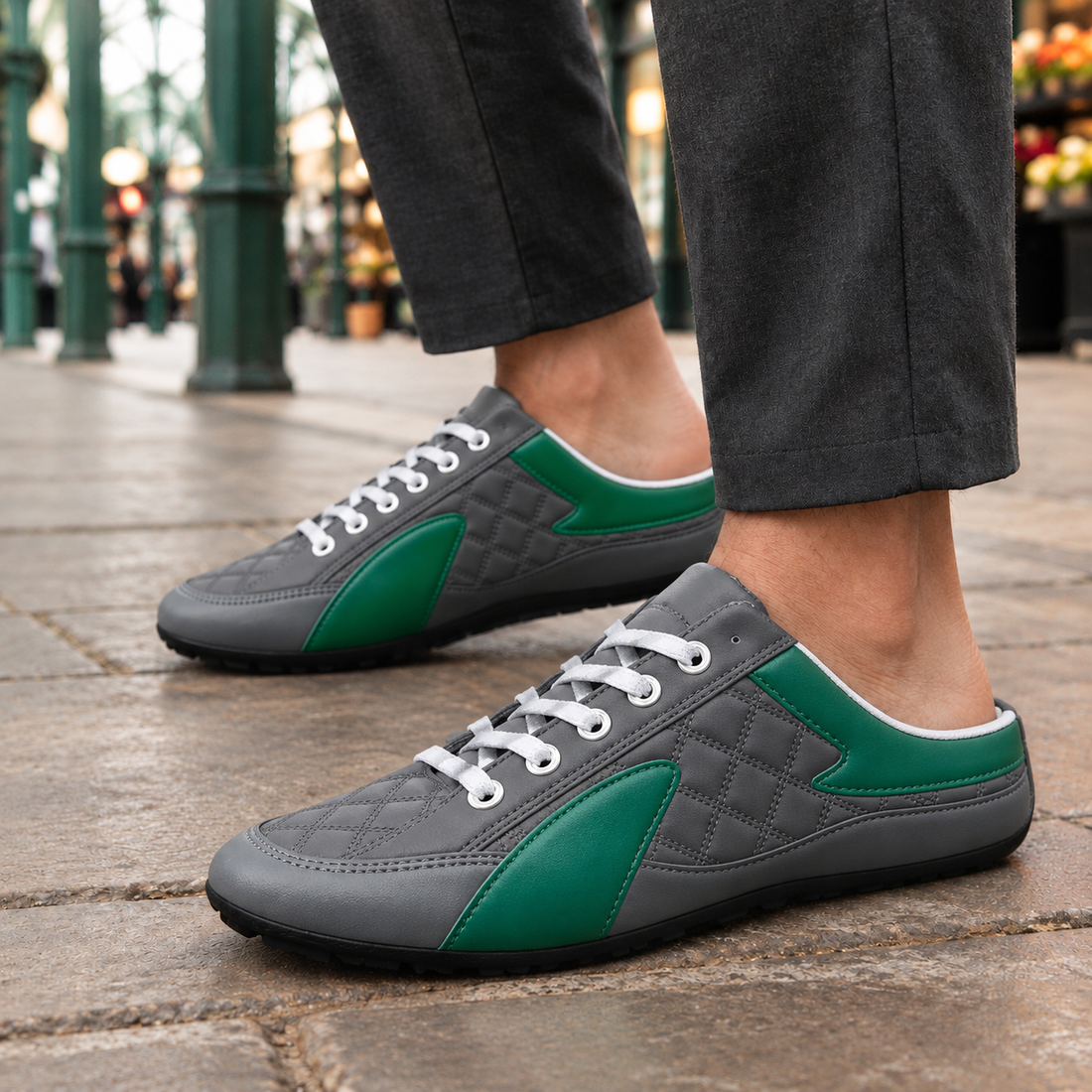 Bevilacqua Backless Sneakers - Green