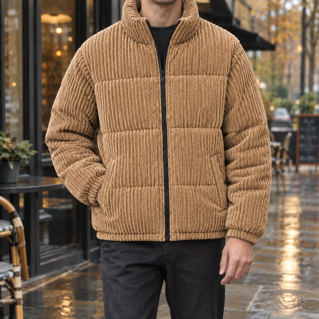 Vaughn Corduroy Jacket - Brown