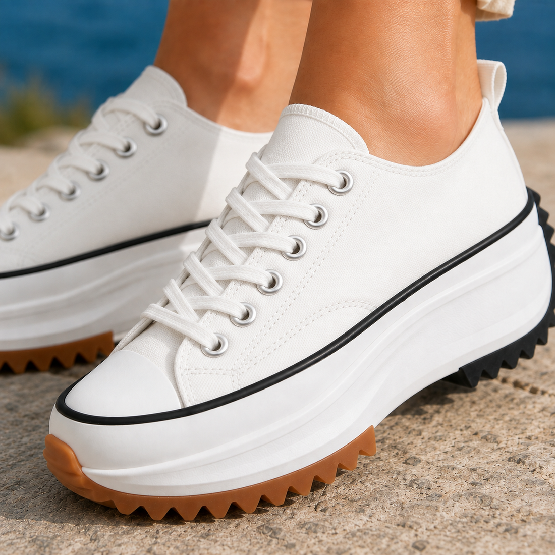 Calvino Orthopedic Sneakers - White