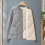 Sterling Quilted Jacket - Silver Gray