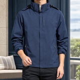 Dario Hooded Jacket - Dark Blue