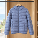Briony-Pearl Quilted Jacket - Haze Blue