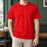 Fintan Crewneck T-Shirt - Red