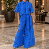 Giulietta-Skye Cutout Set - Royal Blue