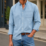Dario Relaxed Shirt - Light Blue