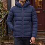 Sterling Hooded Jacket - Navy Blue