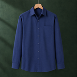 Oliver Square Collar Shirt - Navy Blue