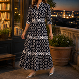 Alba Tiered Maxi Dress - Black