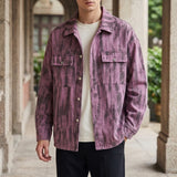 Harlan Relaxed Denim Jacket - Pink Denim Jacket