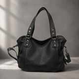 Marconi Rivet Hobo Bag - Black