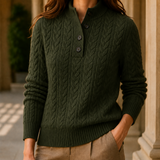Nerissa-Claire Cashmere Sweater - Olive