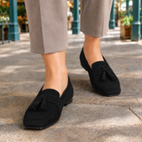 Bianchi-Milano Suede Loafers - Black