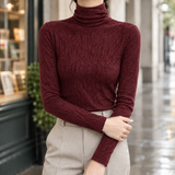 Annika-Faye Textured Top - Angora Red