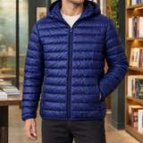 Marco Hooded Jacket - Navy Blue