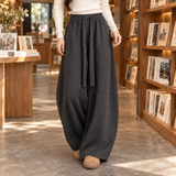 Beatrix-Jane Curved Pants - Dark Gray