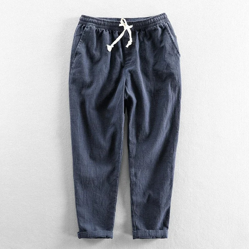 Amara Drawstring Pants - Navy