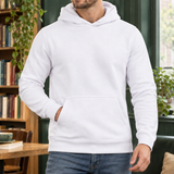 Damien Pullover Hoodie - White