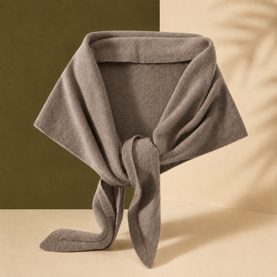Chatsworth Wrap Cashmere Scarf - Taupe