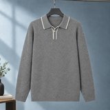 Florian Polo Sweater - Gray