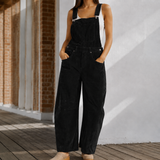 Antonia Wide Leg Jumpsuit - Black