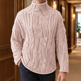 Valentin Openwork Sweater - Blush Pink